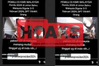Hoaks, Video Perayaan Kemenangan Prabowo di Malaysia