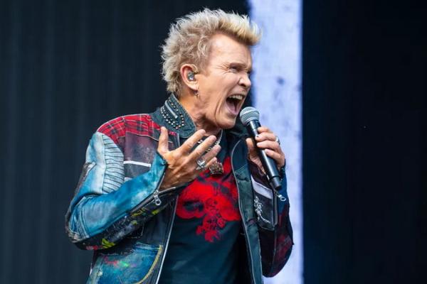 Billy Idol dari Generation Sex tampil di Dog Day Afternoon Festival 2023 di Crystal Palace Park pada 1 Juli 2023 di London. (FOTO:LORNE THOMSON/REDFERN) 