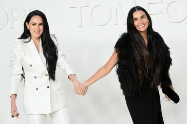 Rumer Willis Puji Tubuh Ibunya Demi Moore yang Sudah Berusia 61 Tahun. (FOTO: GETTY IMAGE) 