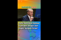 Turki Hentikan Semua Transaksi Ekspor dan Impor dengan Israel