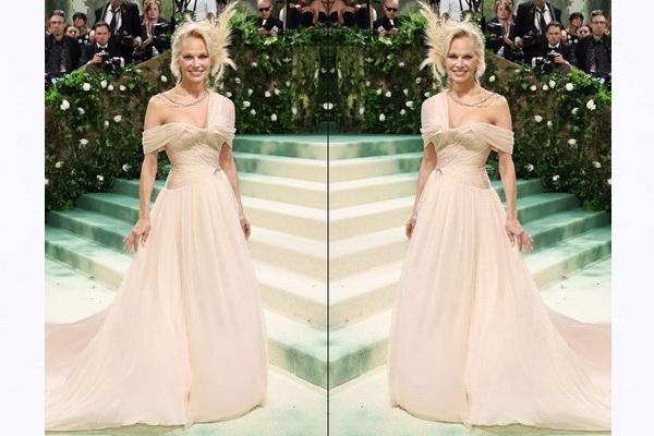 Pamela Anderson di Met Gala 2024. (FOTO: GETTY IMAGE) 