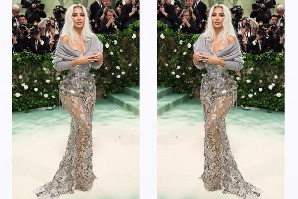 Kim Kardashian di Met Gala 2024. (FOTO: GETTY IMAGE) 