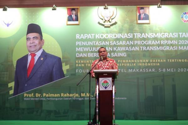 Wamendes Harap Rakor Transmigrasi 2024 Hasilkan Terobosan Besar dan Berkualitas