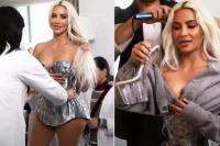 Pakai Gaun Korset Ketat Transparan di Met Gala 2024, Kim Kardashian Susah Bernapas