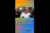 KPK Periksa Sekjen DPR Indra Iskandar Terkait Korupsi Rumah Jabatan