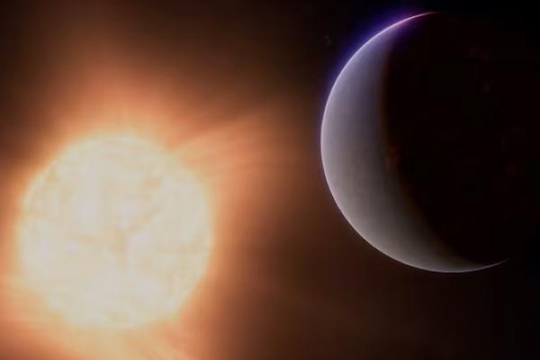 Konsep seorang seniman menunjukkan planet Janssen, yang disebut super-Earth, dalam ilustrasi tak bertanggal yang dirilis oleh NASA via REUTERS. 