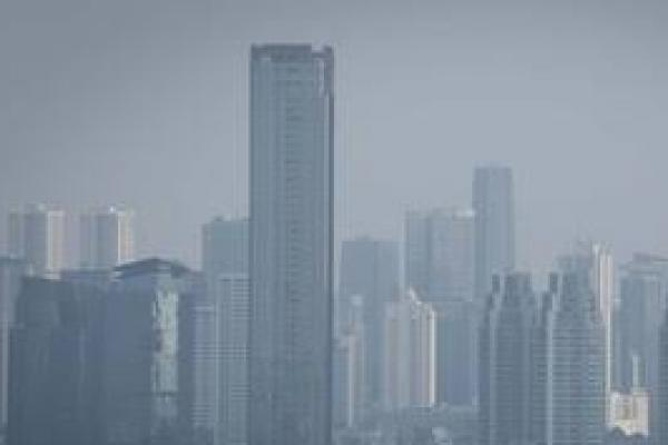 Ilustrasi kualitas udara di Jakarta 