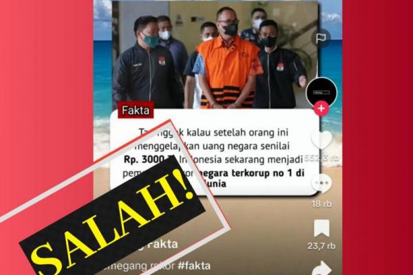 Indonesia Negara Terkorup di Dunia usai Rafael Alun Korupsi Rp3000 T, Benarkah?