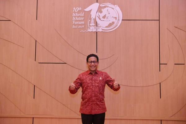 Menteri Desa Pembangunan Daerah Tertinggal dan Transmigrasi (PDTT) Abdul Halim Iskandar menghadiri Konferensi Tingkat Tinggi (KTT) World Water Forum (WWF) ke-10 di Nusa Dua, Badung, Bali pada 18-25 Mei 2024. (Foto: Humas Kemendes PDTT) 
