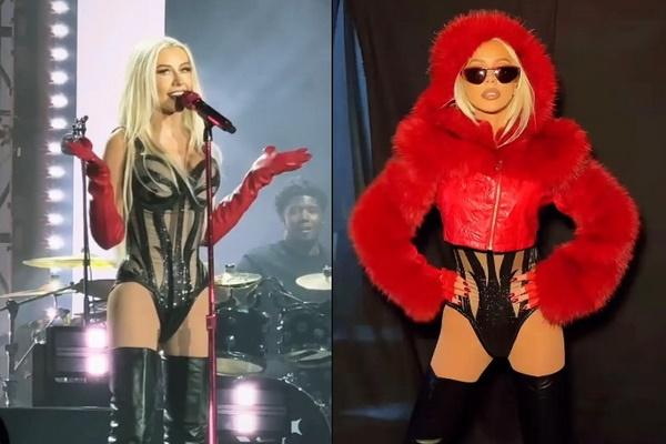 Pamer Tubuh Lebih Langsing di Konser Meksiko, Christina Aguilera Dituduh Pakai Ozempic. (FOTO: INSTAGRAM) 
