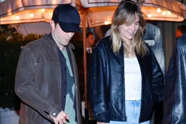 Robert Pattinson dan Suki Waterhouse di Los Angeles pada 31 Mei 2024. (FOTO: BACKGRID) 