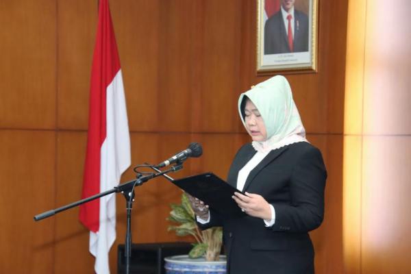 Plt Sekjen MPR Lantik Empat Pejabat Tinggi Pratama