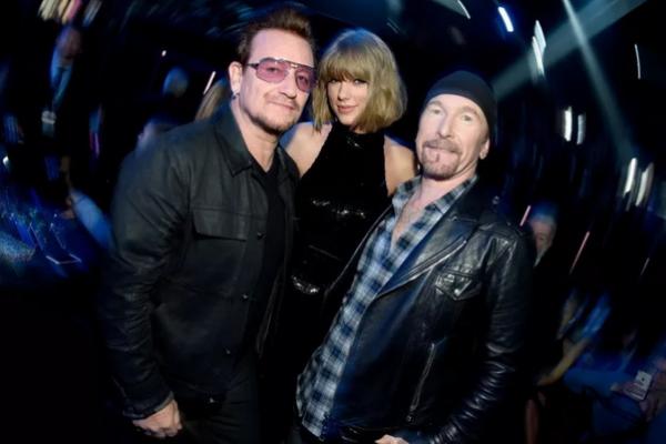 Sambut Eras Tour di Irlandia, U2 Mengirim Bunga Mawar untuk Taylor Swift