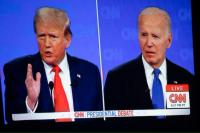 Debat Pilpres AS: Biden-Trump Saling Tuding soal Inflasi