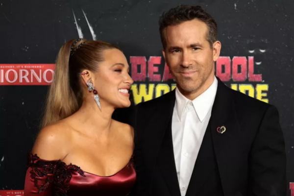 Premier Deadpool & Wolverine, Ryan Reynolds dan Blake Lively Bocorkan Nama Anak Keempat