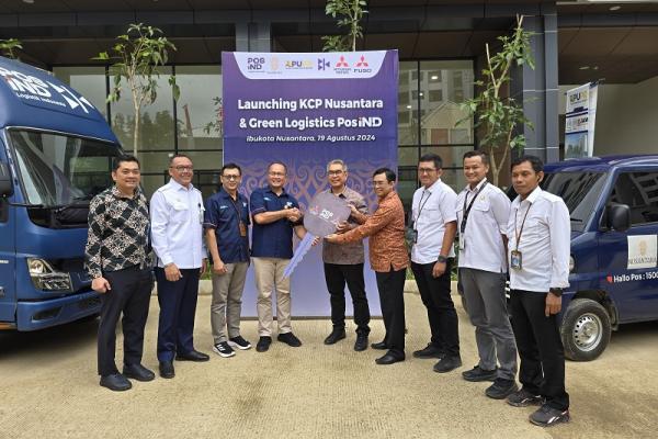 PosIND dan Mitsubishi Wujudkan Logistik BEV Pertama di Ibu Kota Nusantara