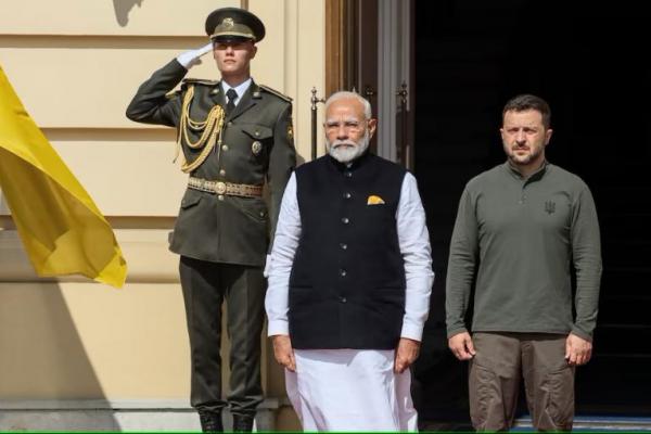 Di Kyiv, PM India Mendesak Zelenskiy untuk Duduk Berunding dengan Rusia