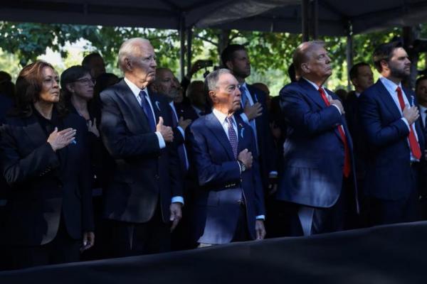 Hormati Korban, Biden, Harris, dan Trump Kunjungi Lokasi 11 September