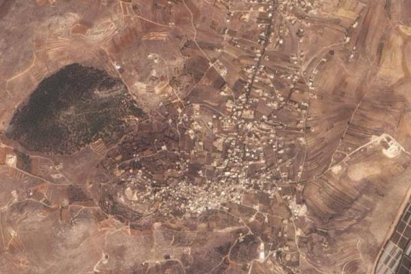 Citra Satelit Tunjukkan Agresi Israel Membuat Kota-kota Perbatasan Lebanon Hancur