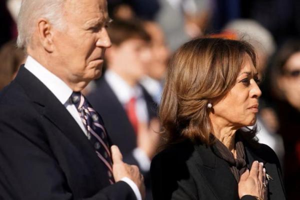 Hadiri Upacara Veteran, Acara Pertama Biden-Harris Usai Kalah Pilpres