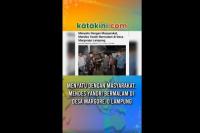 Menyatu Dengan Masyarakat, Mendes Yandri Bermalam di Desa Margorejo Lampung