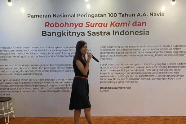 Badan Bahasa dan Perpusnas Gelar Pameran 100 Tahun AA Navis