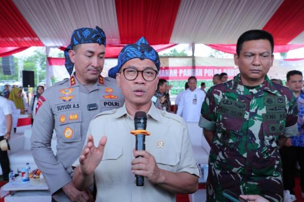Mendes Yandri Ajak Warga Desa Serius Dukung Ketahanan Pangan