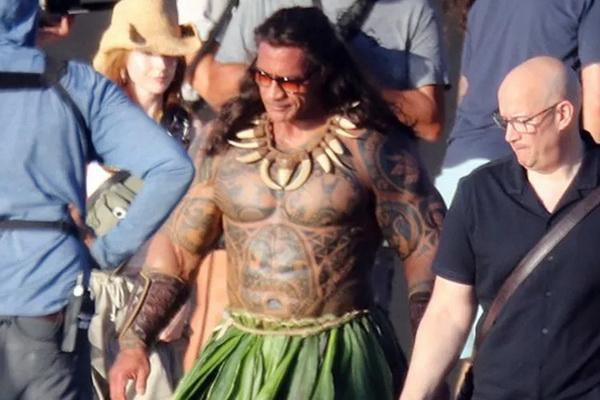 Inilah Penampakan Pertama Demi God Maui yang Diperankan Dwayne Johnson di Film Moana
