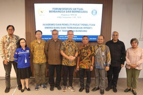 MPR Terima Masukan dari ITB Terkait Target Ketahanan Energi Prabowo