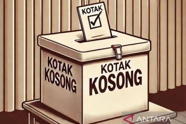 Kalah Lawan Kotak Kosong, Calon  Boleh Ikut Pilkada Ulang
