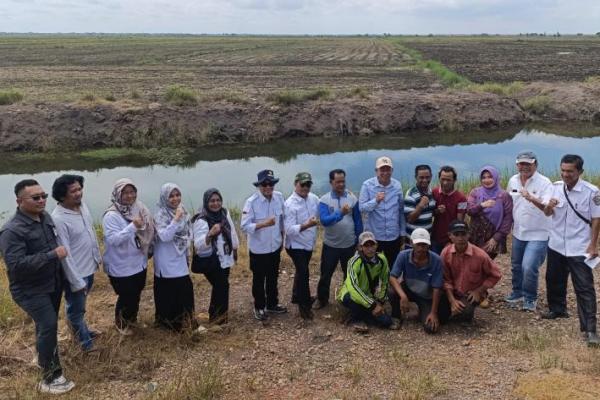 Wujudkan Swasembada Pangan, Kementan Tinjau Program Optimasi Lahan di Sumsel