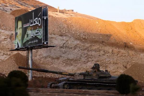 Usai Kuasai Suriah, Pemberontak Bebaskan Tahanan, Poster Assad Dirobek