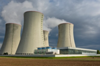 Ilustrasi pembangkit listrik tenaga nuklir (PLTN).