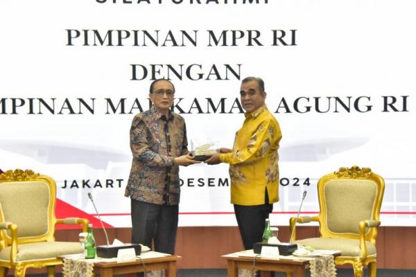 Ketua MPR Bertemu Pimpinan MA, Bahas Penegakan Hukum di Indonesia