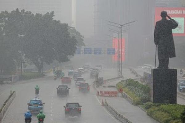 Ilustrasai hujan di Jakarta. Foto: merdeka 