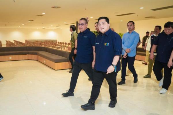 Erick Cek Pelayanan Haji dan Umrah di Bandara Soeta