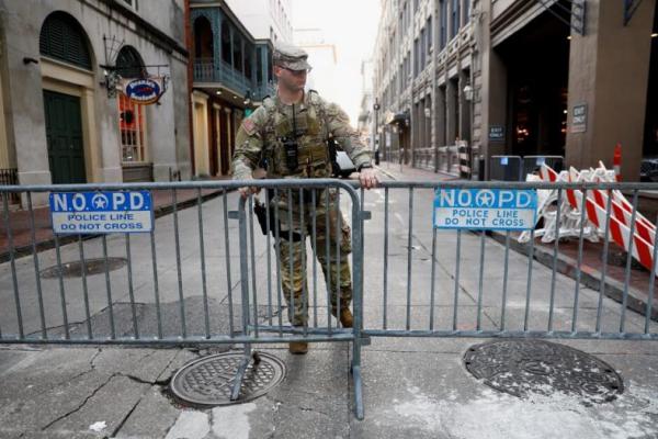 Veteran Angkatan Darat AS Ini Tabrakkan Truk di New Orleans, 15 Orang Tewas