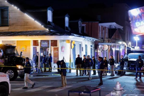 Veteran AS yang Tabrak Kerumunan di New Orleans Bawa Bendera ISIS di Truk