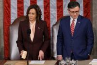 Sidang Dipimpin Harris, Kongres AS Sahkan Kemenangan Trump dalam Pilpres