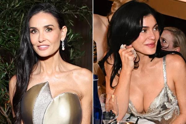 Viral, Sikap Demi Moore Abaikan Kylie Jenner yang Ingin Beri Ucapan Selamat di Golden Globes 2025