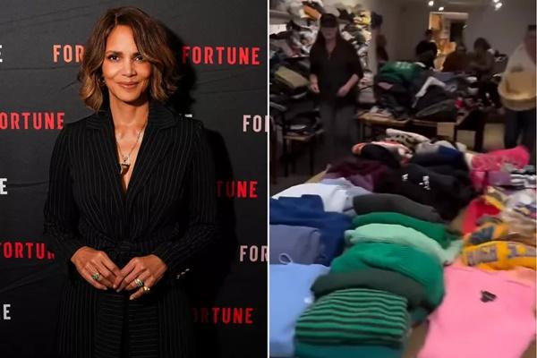 Peduli Korban Kebakaran Hutan, Halle Berry Sumbangkan Seluruh Isi Lemarinya