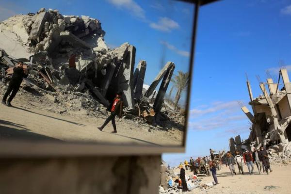 Hari Kedua Gencatan Senjata, Warga Gaza Mulai Mencari Korban di Reruntuhan