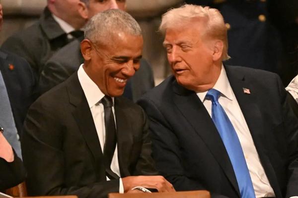 Barack Obama Hadiri Jamuan Makan Malam Pribadi Donald Trump Tanpa Istrinya Michelle Obama