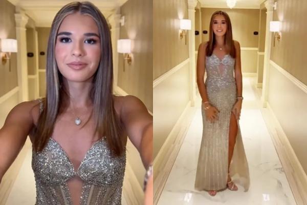 Hadiri Pesta Pelantikan Presiden Donald Trump, Kai Trump Bersinar dengan Gaun Sherri Hill