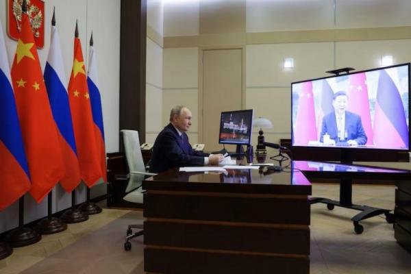 Presiden Rusia dan China Berbincang Usai Pelantikan Trump