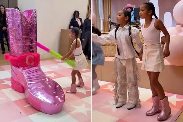 Kim Kardashian Gelar Pesta Ulang Tahun Mewah Bertema Koboi untuk Putrinya Chicago