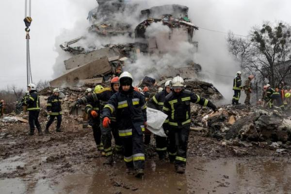 Serangan Udara Rusia Tewaskan 11 Orang di Ukraina, Infrastruktur Gas Jadi Sasaran