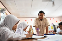 Mendadak, Prabowo Tinjau Makan Bergizi Gratis di Kota Bogor