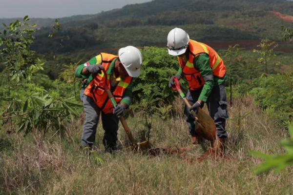 MIND ID Ubah Limbah Plastik Jadi Media Tanam