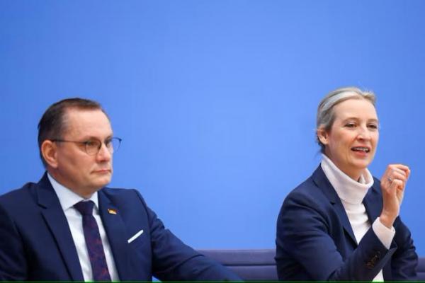 AfD dan Partai Kiri Jerman Menangkan Cukup Kursi untuk Cegat Konservatif